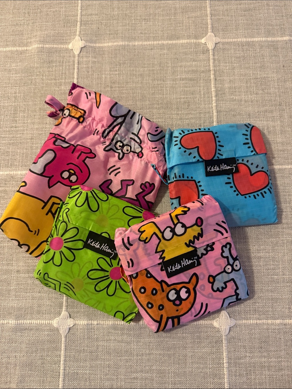 Baggu x Keith Haring Standard Reusable Set of 3